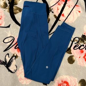 Lululemon full length leggings size 8 Royal Blue